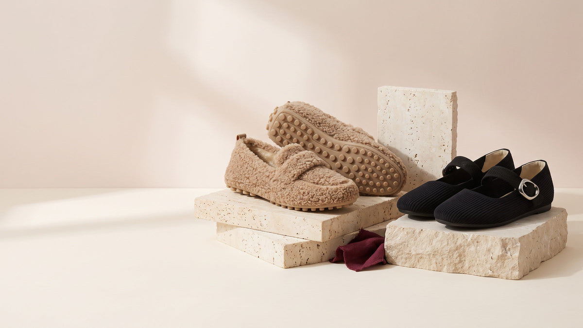 Beehera Women's Loafers & Flats collection — editorial product banner
