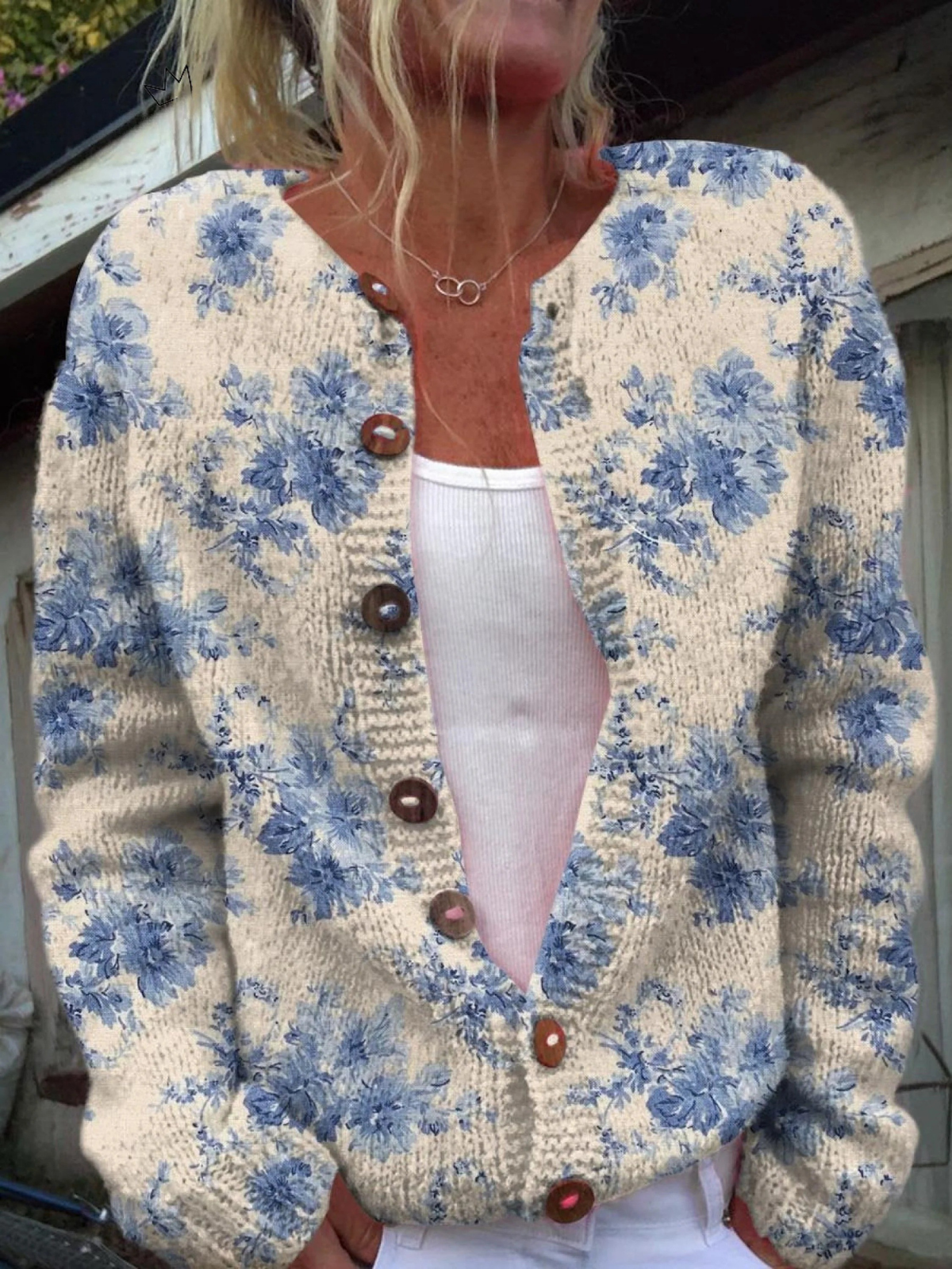 Daysie | Floral Knit Cardigan