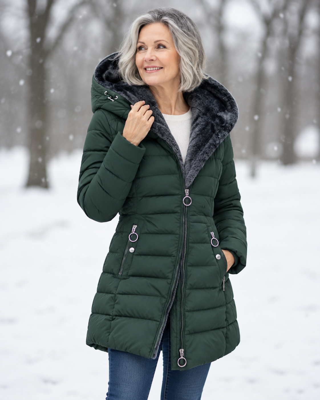 Padded Hooded Winter Coat