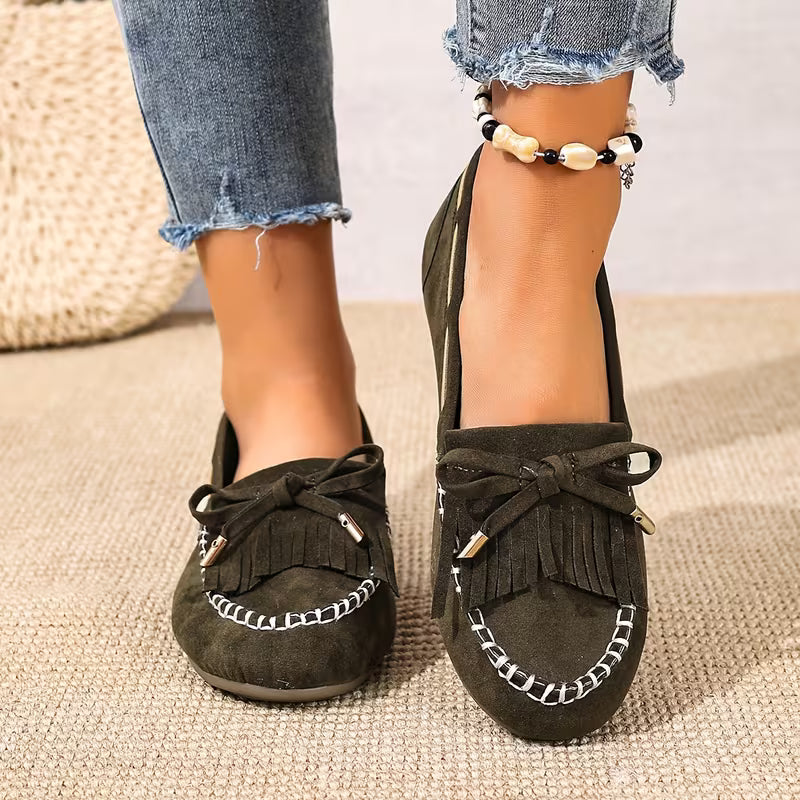 Sasha Fringe Loafers