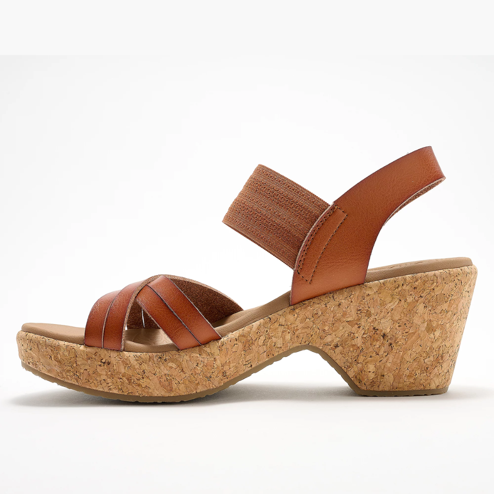 Brystol Cork Wedge Sandals