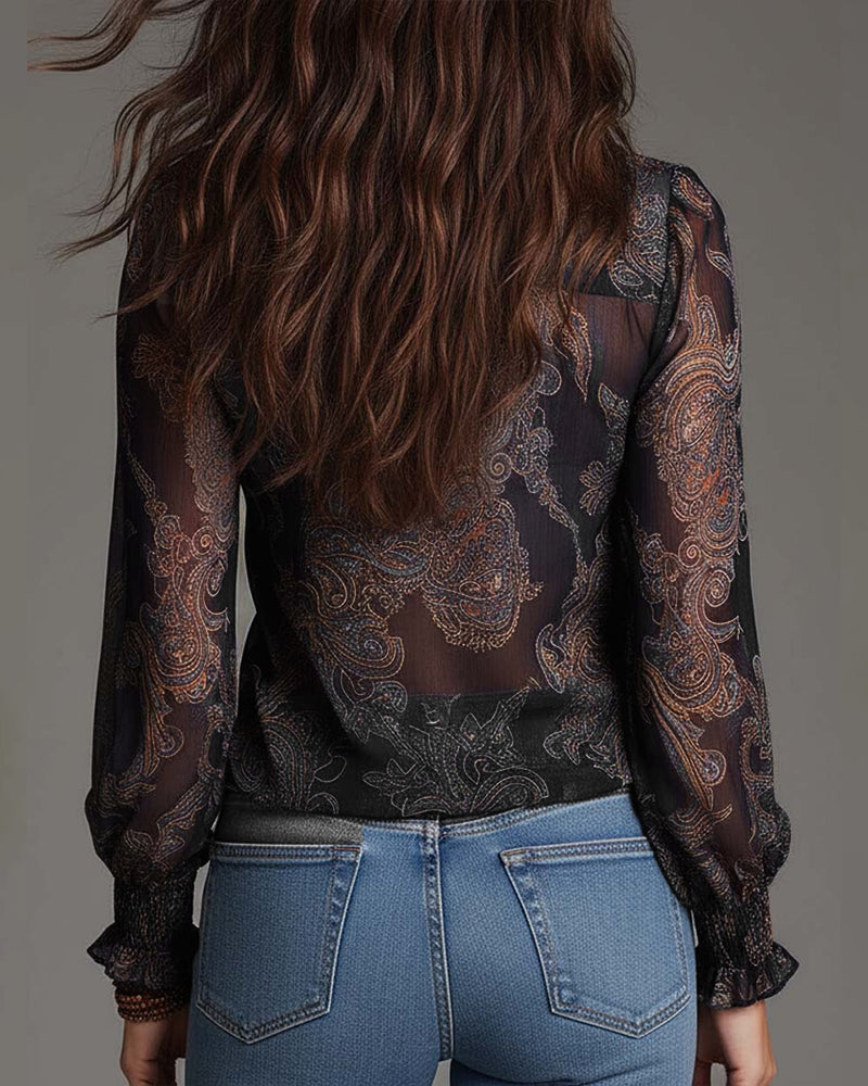 Soft-Touch V-Neck Blouse