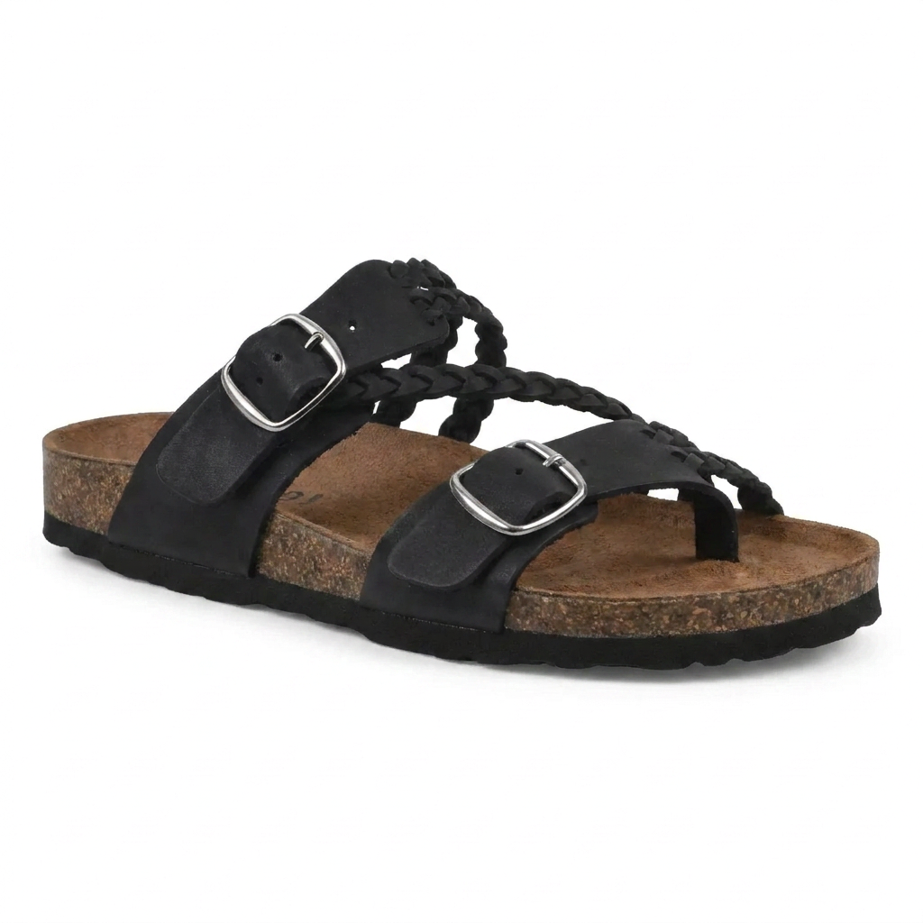 Hayleigh Braided Cork Sandals