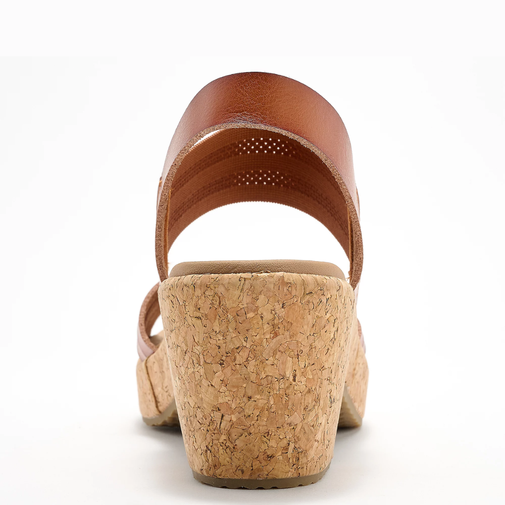 Brystol Cork Wedge Sandals
