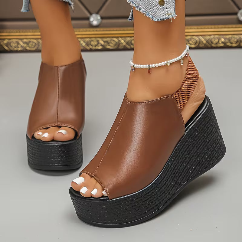 Monaco Slingback Wedge