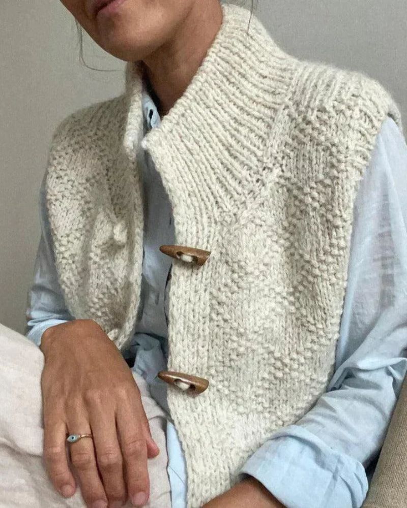 Sleeveless Knit Vest