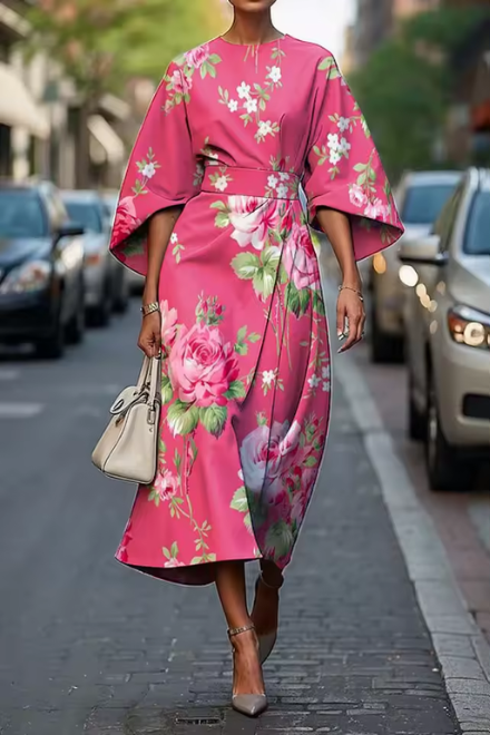 Lightweight Flowing Floral Dress