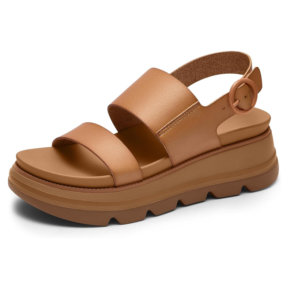 Cushioned Platform Wedge Sandals