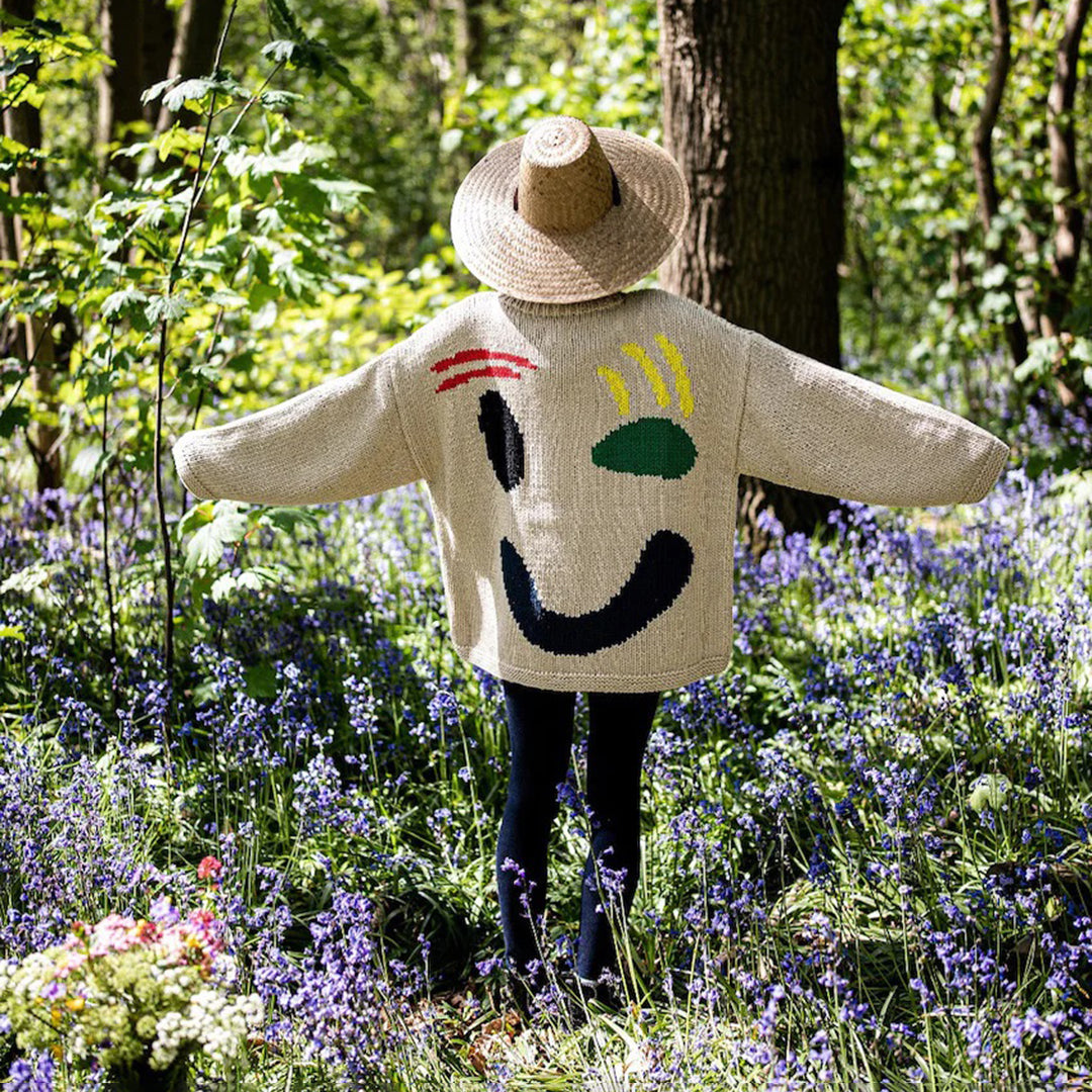 Darlene | Smiley Face Knit Sweater