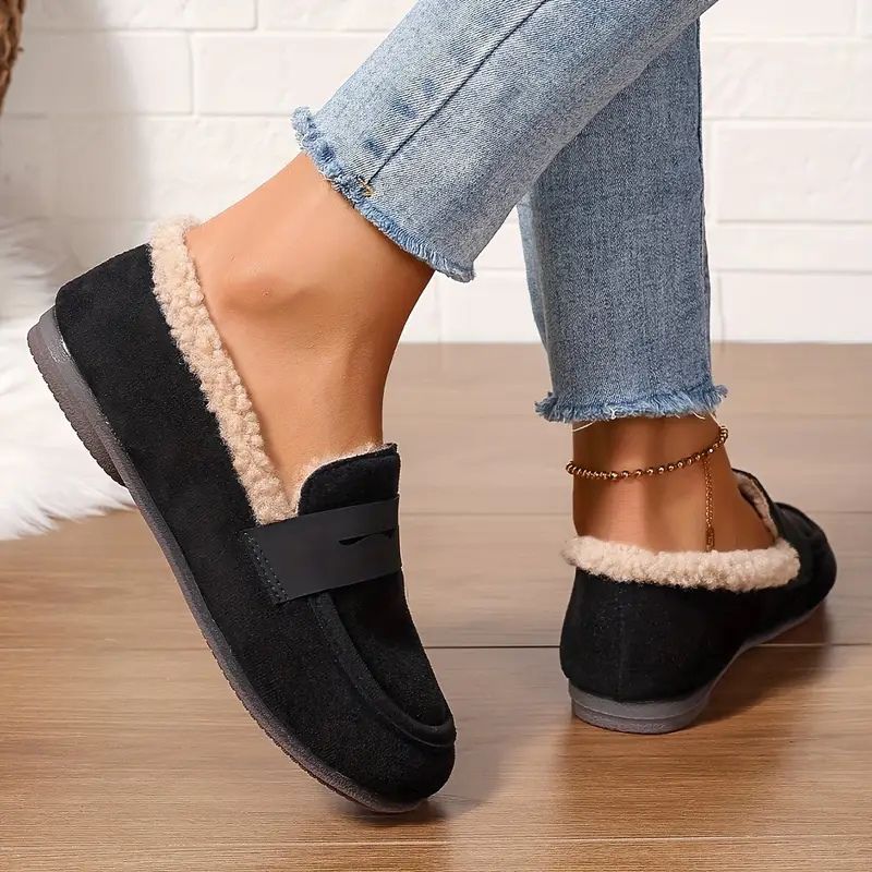 Aria Comfort Fur Loafers