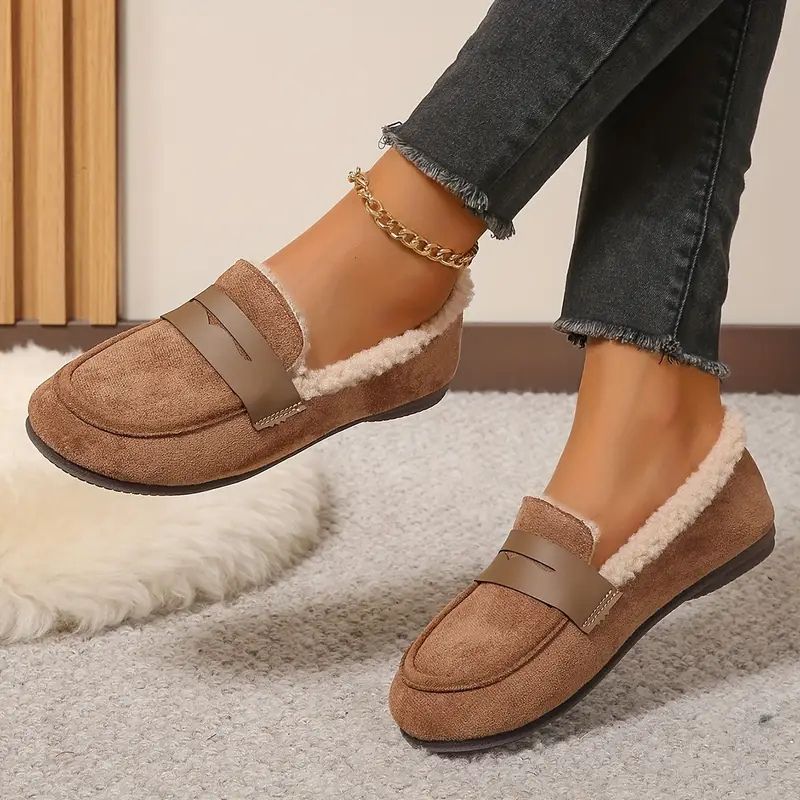Aria Comfort Fur Loafers