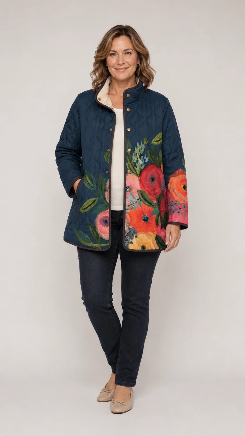 Amaya | Floral Quilted Jacket