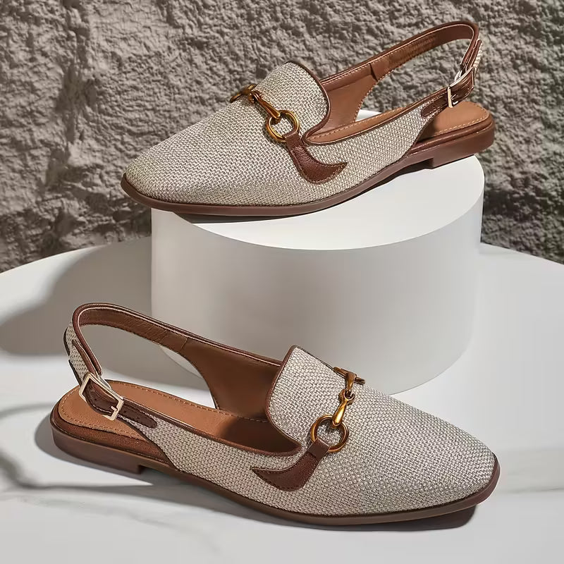 Louisa Horsebit Slingback Flats