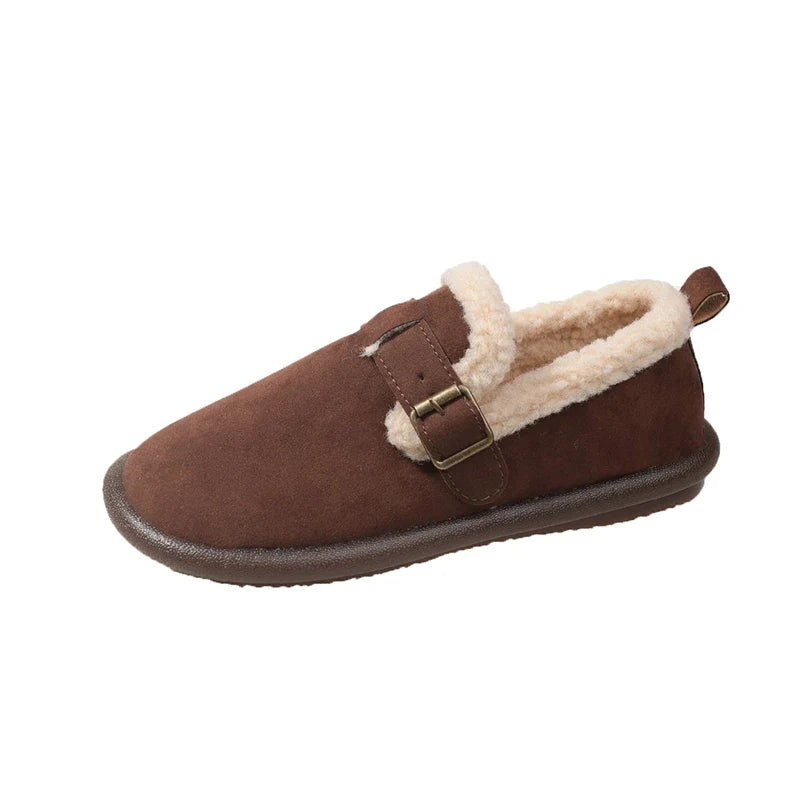 Comfort Suede Slip-On Flats