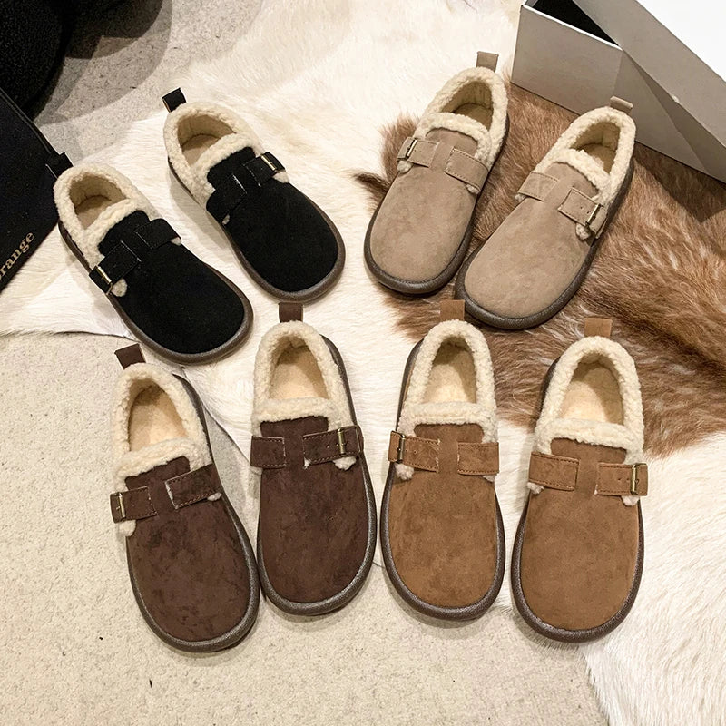 Comfort Suede Slip-On Flats