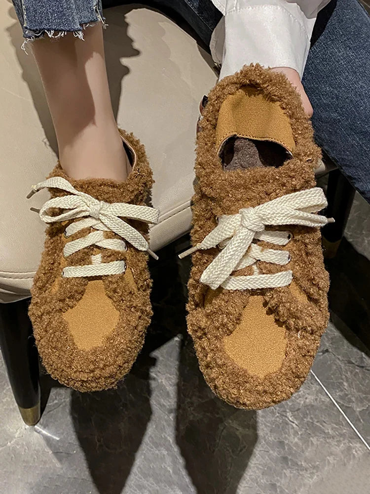 Comfort Chic Women's Fur Loafers