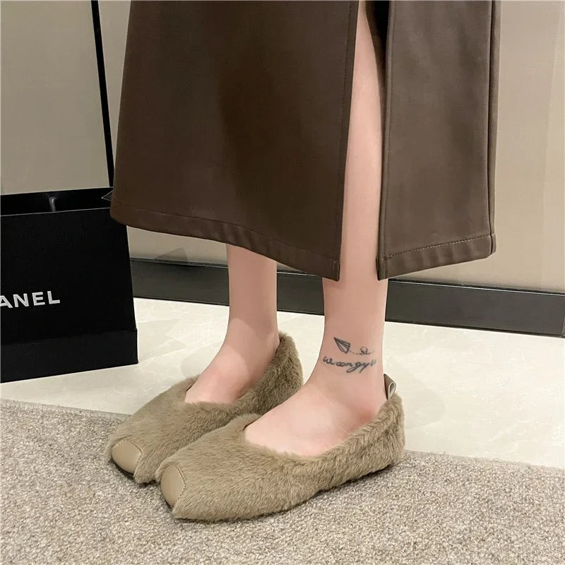 SnugFur Women's Winter Loafers