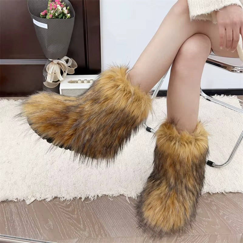 Luna Faux Fur Boots