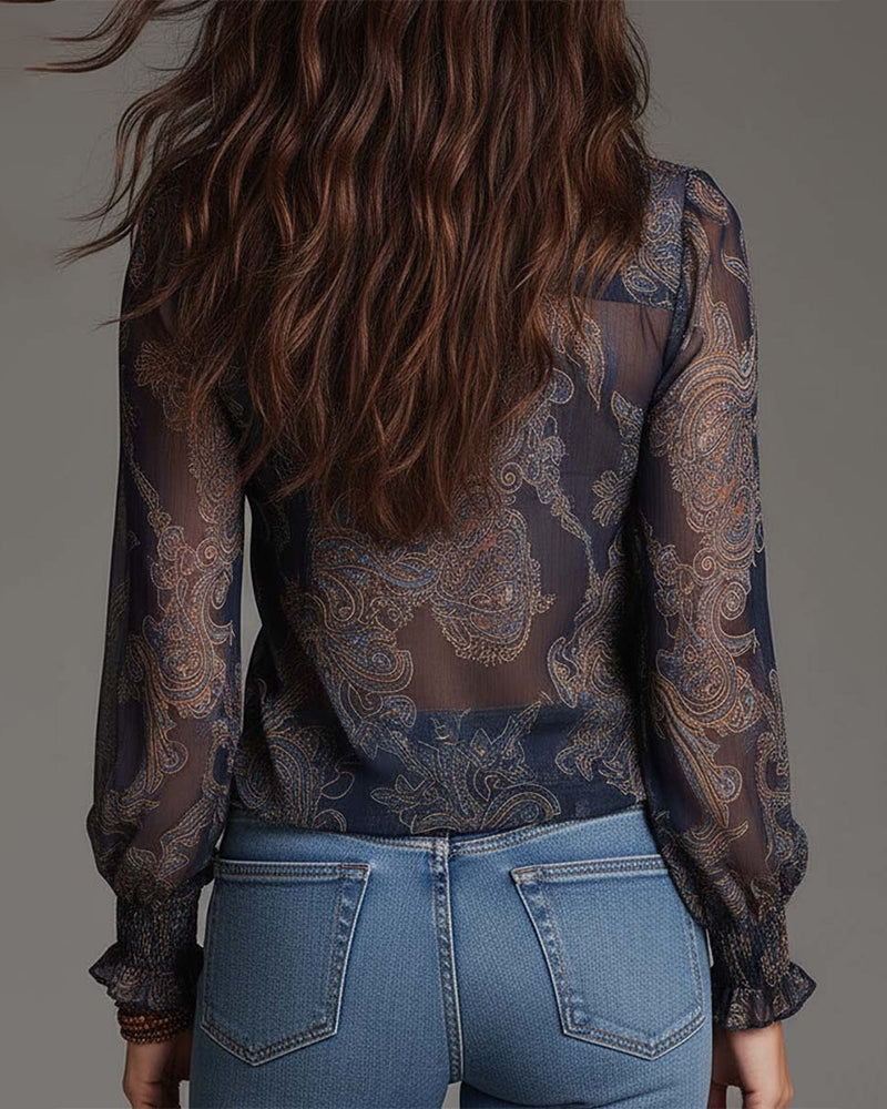 Soft-Touch V-Neck Blouse