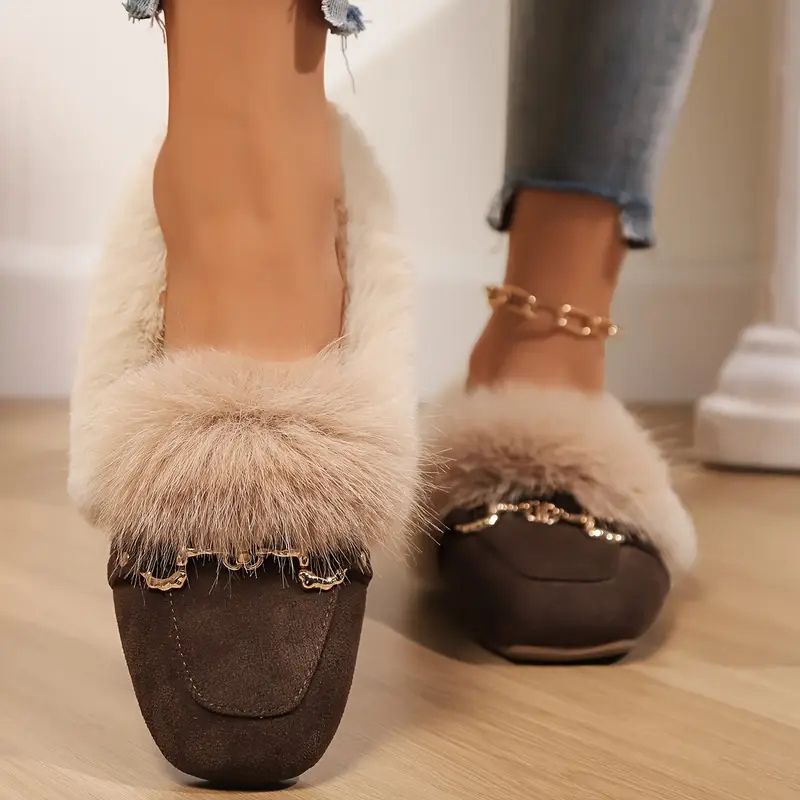 Luxe Fur Loafers