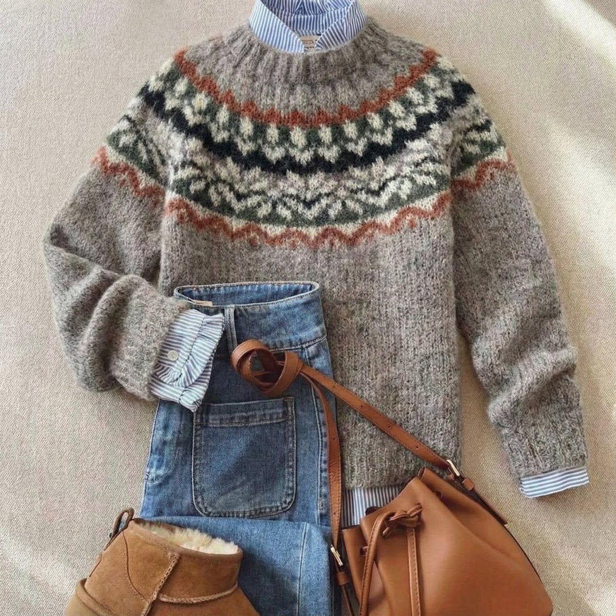 Debra | Fair Isle Sweater