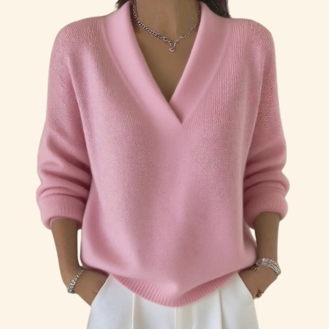 Patrice | Relaxed V-Neck Sweater