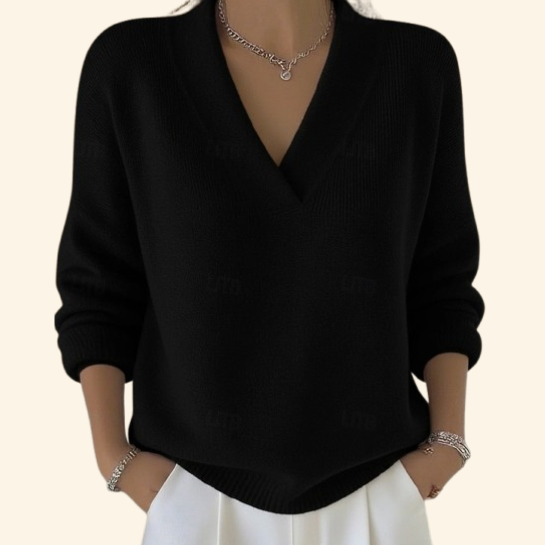 Patrice | Relaxed V-Neck Sweater
