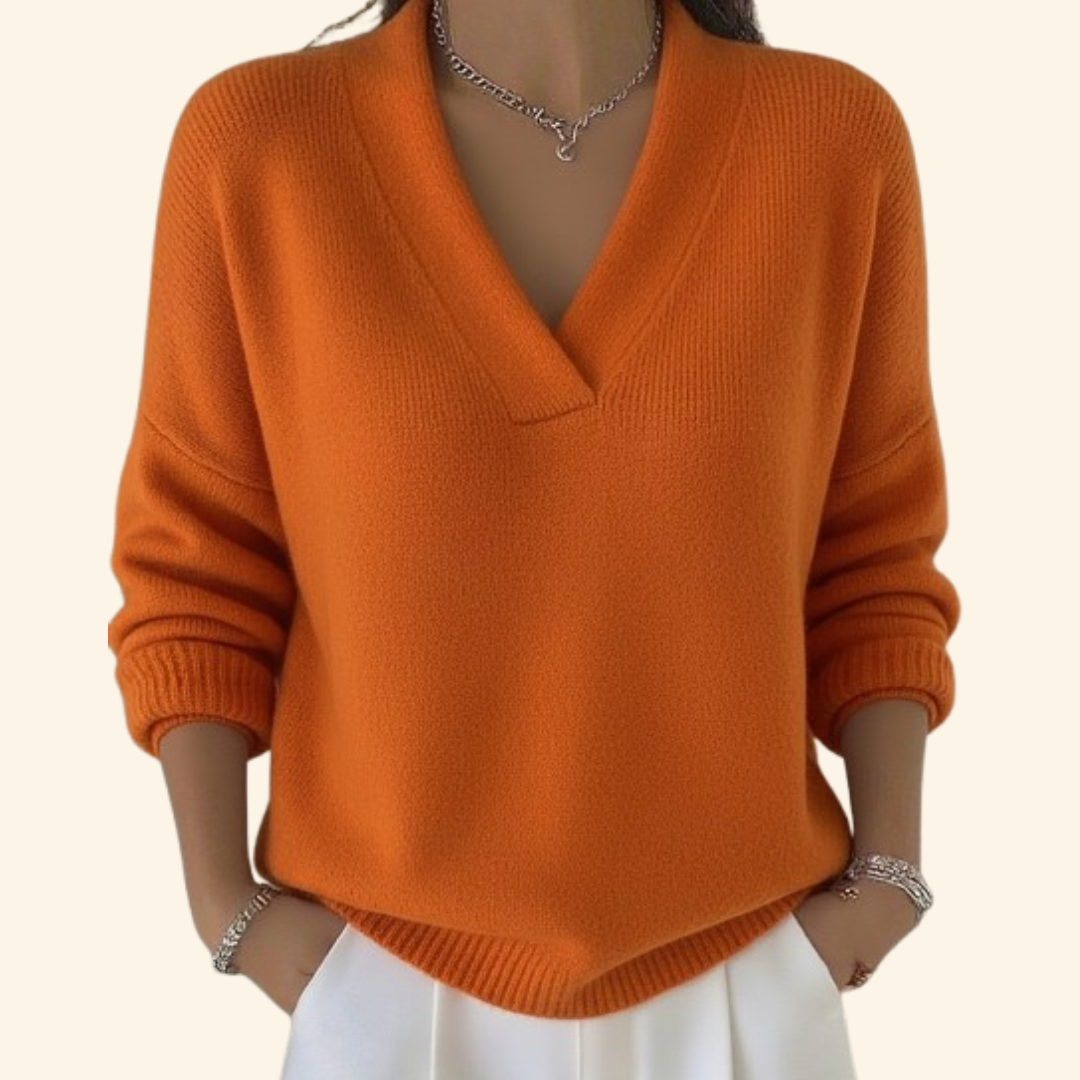 Patrice | Relaxed V-Neck Sweater