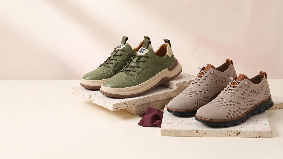Beehera Men's Sneakers collection — editorial product banner