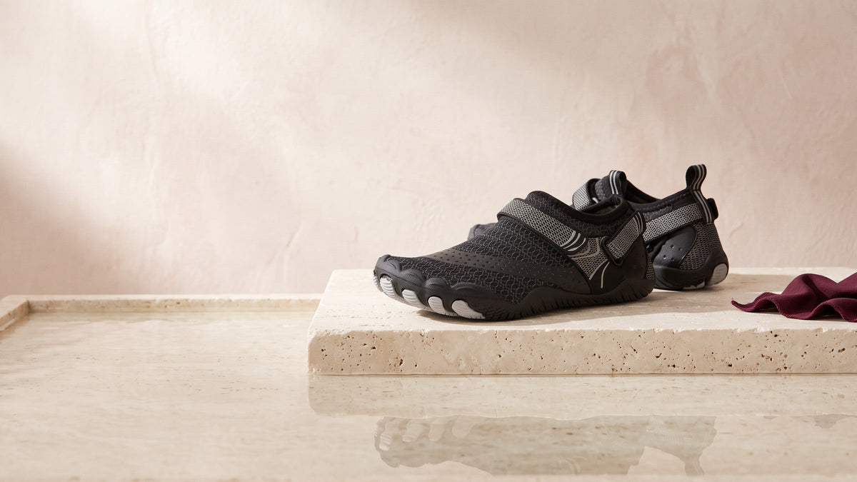 Beehera Water Shoes collection — editorial product banner