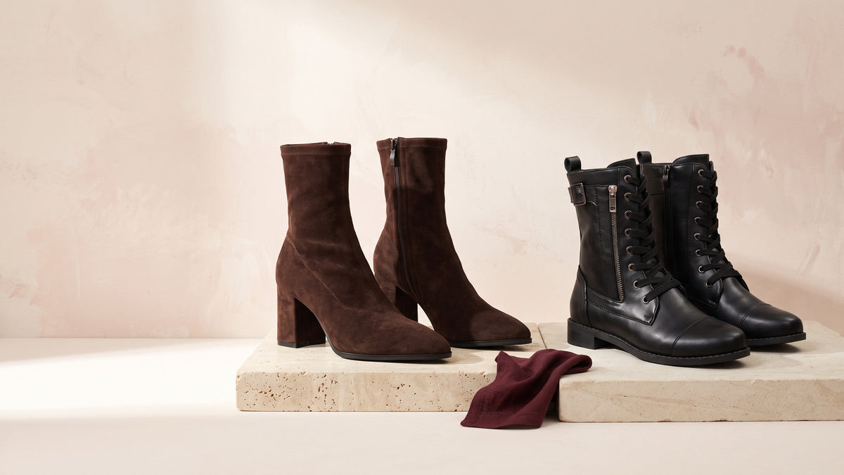 Beehera Women's Boots collection — editorial product banner