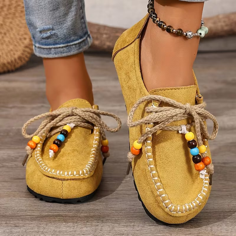 Maya Beaded Loafers