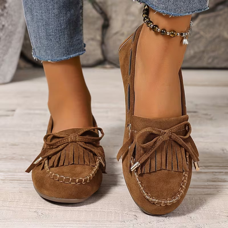 Sasha Fringe Loafers