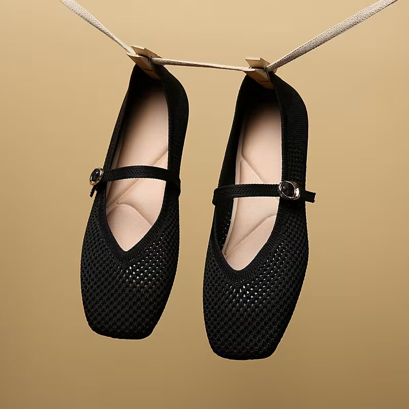 Cleo Knit Mary Jane Flats