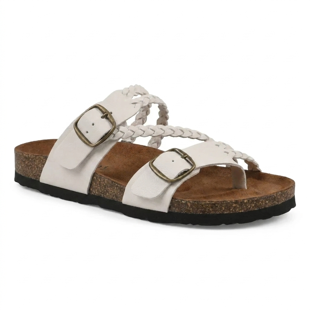 Hayleigh Braided Cork Sandals
