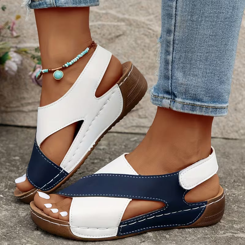 Santorini Ortho Platform Crisscross Sandals