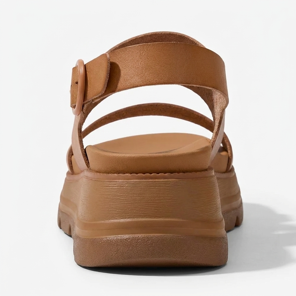 Cushioned Platform Wedge Sandals