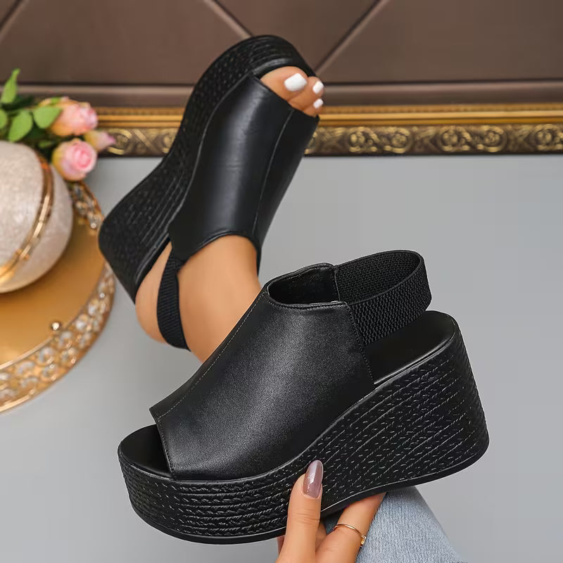 Monaco Slingback Wedge