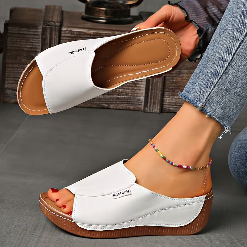 Ortho Slip-On Wedge Sandals