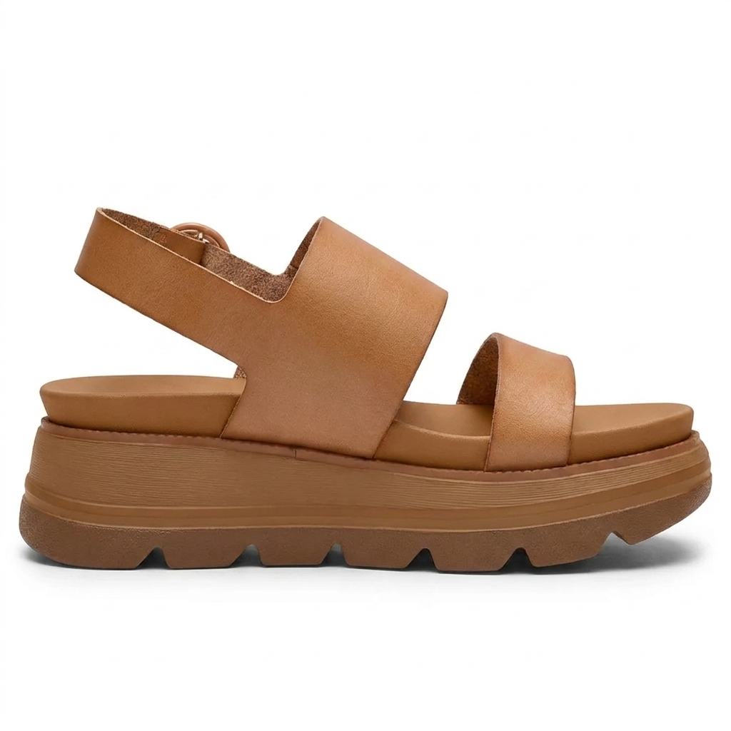 Cushioned Platform Wedge Sandals