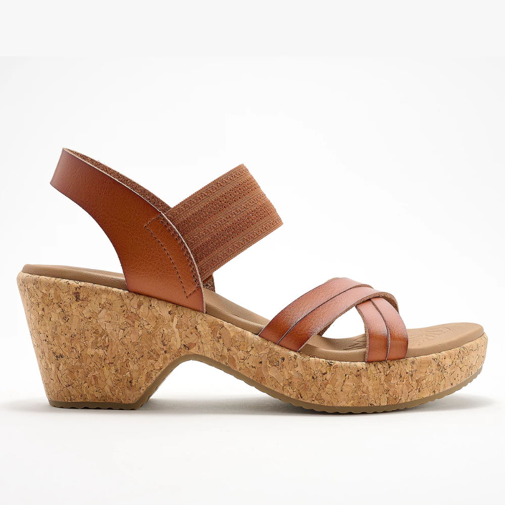 Brystol Cork Wedge Sandals