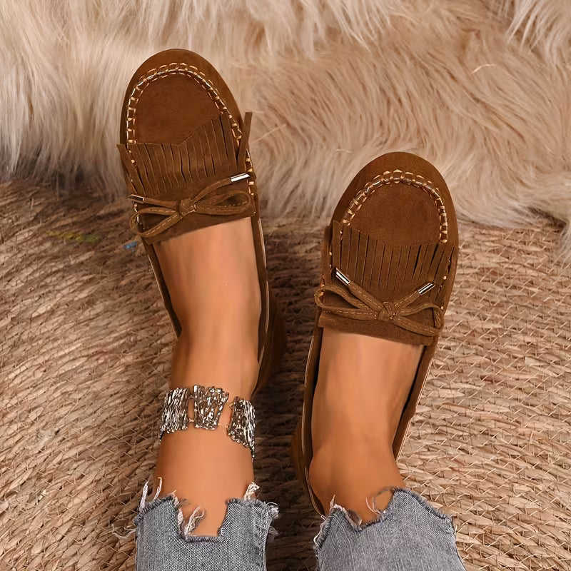 Sasha Fringe Loafers