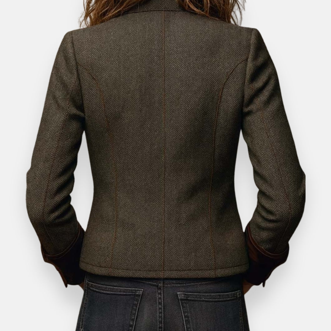 Herringbone Tweed Jacket