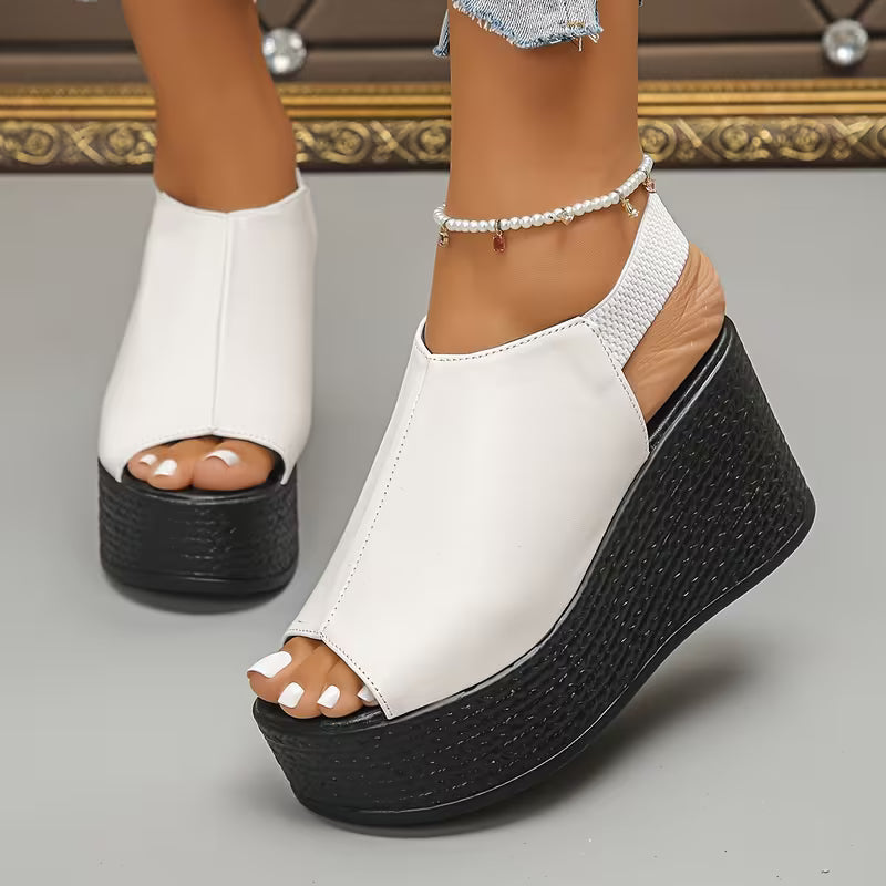 Monaco Slingback Wedge