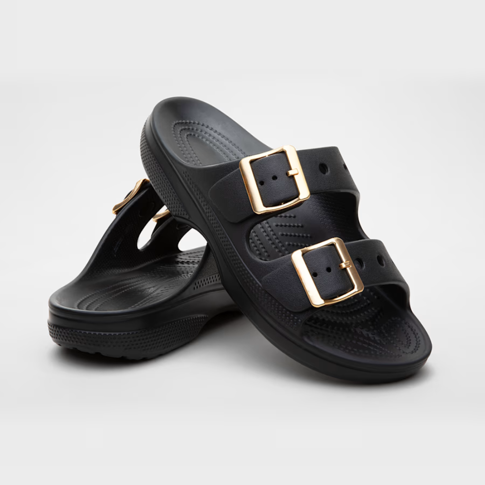 Saturday Double Buckle Slides