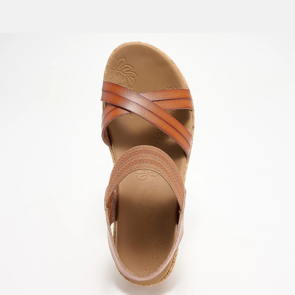 Brystol Cork Wedge Sandals