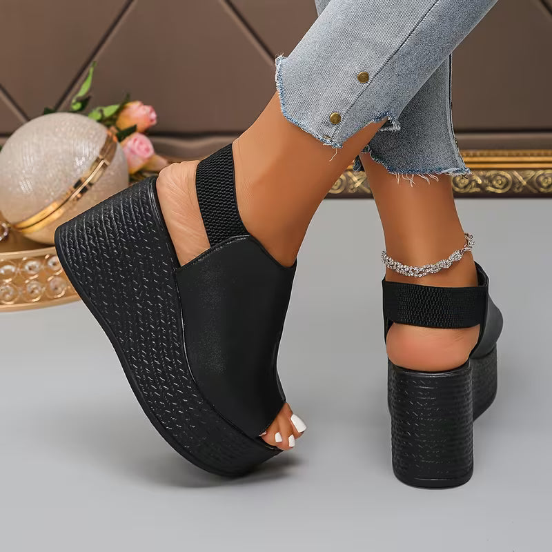 Monaco Slingback Wedge