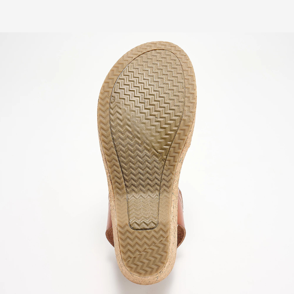 Brystol Cork Wedge Sandals
