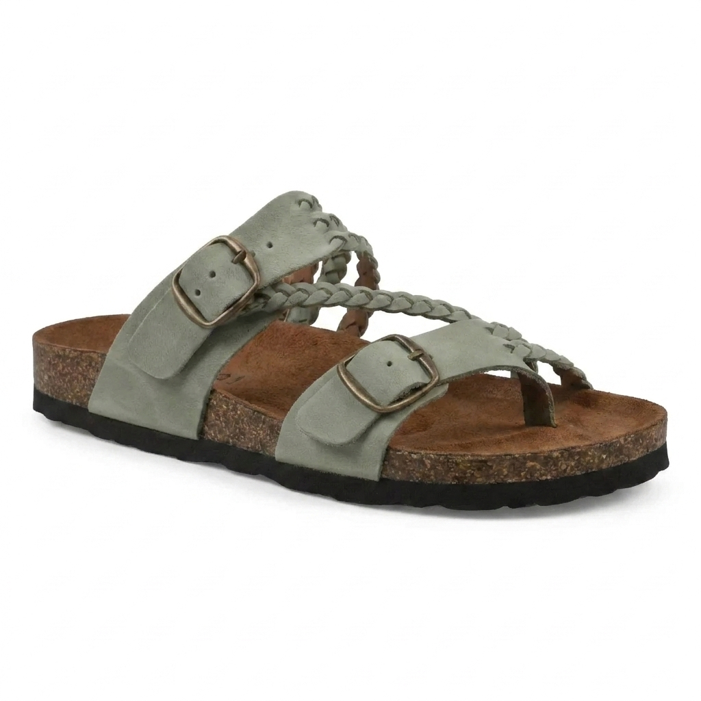 Hayleigh Braided Cork Sandals
