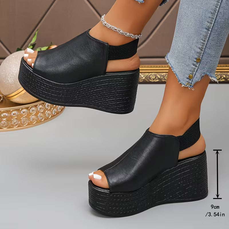 Monaco Slingback Wedge
